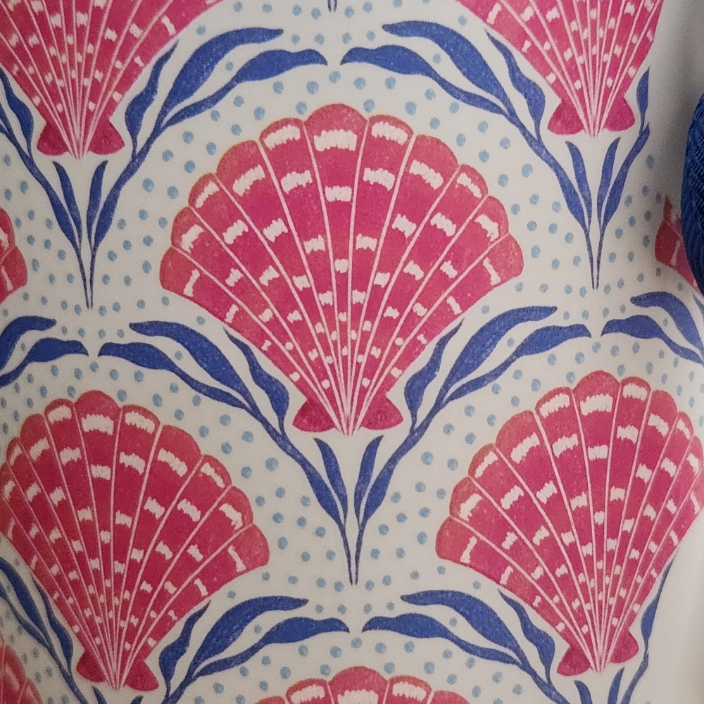 Pink Seashell Beachy Pattern Vibrant Mug NWT - Picture 7 of 13